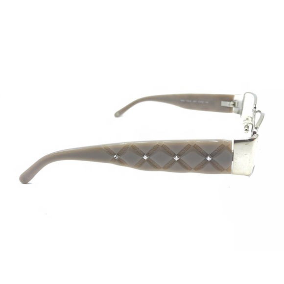 Versace MOD. 1153-B 1221 Gold Beige Rectangle Eyeglasses Frames 51-16 135 Italy - Picture 4 of 12